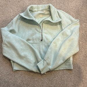 Lululemon Cropped Scuba Quarter Zip